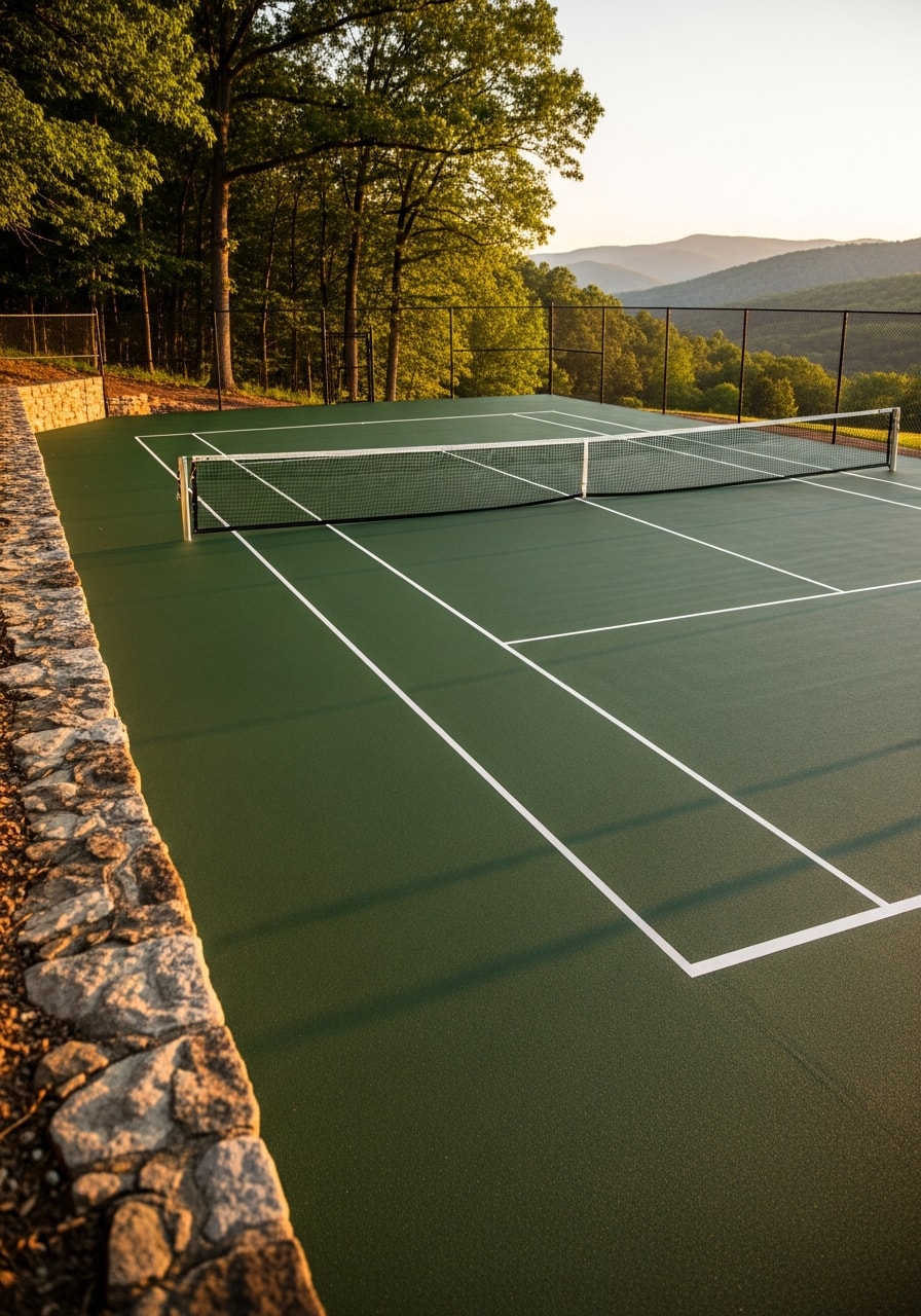 Detailed exterior work on a Western Virginia property showing durability against mountain climate conditions.